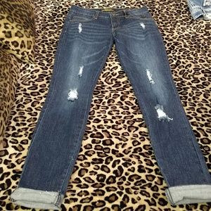 Bella Skinny Distressed Jean's